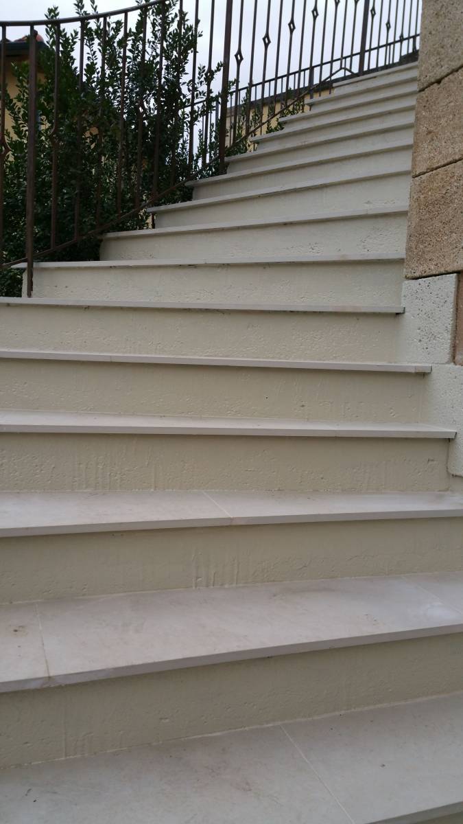 étanchéité sur le champ des escaliers