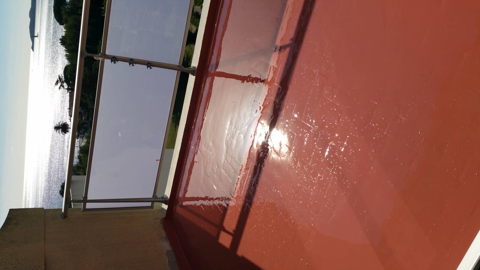 Étanchéité liquide à La Ciotat sur une terrasse carrelée