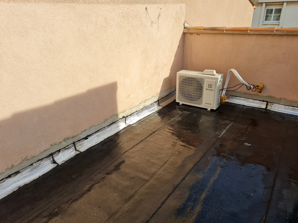 étanchéité sous protection lourde (carrelage)